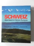 Jeanneret, Francois e.a - Schweiz Alpenland im herzen Europas. Met grote uitklapfoto panorama 235 graden, Eistrom Tschierva-Gletschers tot Tessiner Gipfeln