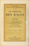 FINOT, JEAN - Le préjucé des races FINOT, JEAN - Le préjucé des races