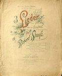 Strauss, Richard: - [Op. 31, no. 1] Lieder von Carl Busse für eine (hohe) Singstimme mit Pianofortebegleitung... Op. 31. No 1... teifere Stimme