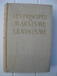  - Les Principes du Marxisme-Leninisme. Manuel.