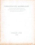 Vereniging Rembrandt - Verslag over het jaar 1963