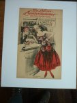 HEM, PIET VAN DER. (De Nieuwe Amsterdammer). - 187. De Spaansche Griep. Onderschrift: "si tu n'aimes pas, / moi je t'aime" (Wie mij niet mint, / zal ik beminnen !".