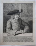 Cornelis van Noorde (1731-1795) - Antique print, etching and engraving | Portrait of Willem Opperdoe (100-year old), published 1774, 1 p.