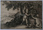 HOLLAR, WENCESLAUS (1607-1677), - Putti with cornucopia: Earth