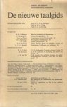 Haeringen, C.B. , W.A.P. Smit & B. van den Berg (redactie) - De nieuwe taalgids. 61ste jaargang 1968, zes nummers. Compleet