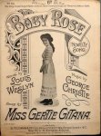 Christie, George: - Baby rose. Novelty song