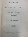 FEITH, H.O., - Dagboek of aanteekeningen van Dr. Georgius Westendorp 1566-1578. FEITH, H.O., - Dagboek of aanteekeningen van Dr. Georgius Westendorp 1566-1578.