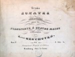 Beethoven, Ludwig van: - [Op. 12, Nr. 1. Arr.] Trois sonates arrangées pour le pianoforte à quatre mains. No. I