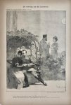 Braakensiek, Johan (1858-1940) - [Original lithograph/lithografie by Johan Braakensiek] De verloving van de Czarewitch, 6 Mei 1894, 1 pp.