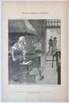 Braakensiek, Johan (1858-1940) - [Original lithograph/lithografie by Johan Braakensiek] Amerika en Engeland als leveranciers, 30 Juni 1901, 1 pp.