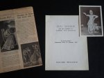 Basanta Koomer Roy - Brochure Uday Shankar and his Company of Dancers and Musicians Basanta Koomer Roy - Brochure Uday Shankar and his Company of Dancers and Musicians