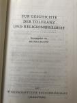 Heinrich Lutz - Zur geschichte der toleranz und religionsfreiheit