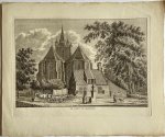 J. Bulthuis, K.F. Bendorp - Antieke prent Zeeland: De Kerk te Kapelle.
