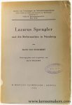 Schubert, Hans von / Hajo Holborn (ed.). - Lazarus Spengler und die Reformation in Nürnberg.
