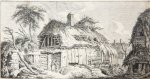 Franz Edmund Weirotter (1633-1771) - Antique print I Farmhouse with figures, published ca. 1770, 1 p.