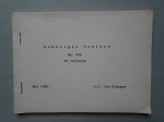 Schagen, J.C. van. - Kwarrels; 44 reflexen. Domburgse Cahiers no. VIb.