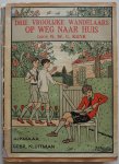 Kuyk N W C, ill, Kesler J G - Drie vroolijke wandelaars op weg naar huis In de Vacantie Bibliotheek voor jongens en meisjes Serie A jongensboek