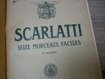 Scarlatti; Domenico (1685–1757) - Seize Morceaux Faciles (16 easy pieces); Revised Edition by F. Boghen