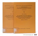 Strothmann, Werner (ed.). - Das Sakrament der Myron-Weihe in der Schrift De ecclesiastica hierarchia des Pseudo-Dionysios Aeropagita in syrischen Übersetzungen und Kommentaren. Syrischer Text mit Wortverzeichnissen [ 2 volumes ].
