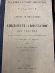 NIJHOFF, M., - Bibliotheca historico-neerlandica. Catalogue de livres et manuscrits concernant l'histoire et la topographie des Pays-Bas en vente aux prix marques.Avec supplement.122