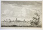 Carel Frederik Bendorp I (1736-1814), after Jan Bulthuis (1750-1801) - [Antique print, engraving, oude prent Hoorn] View of Hoorn, published ca. 1786-1825.