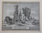 Jacobus Schijnvoet naar tekekening van Roelant Roghman - Ruine van Koningsveld 'wel eer een Abdye omtrent Delft"