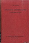 Mulder, E.H. - Automobiel-gereedschappen en werktuigen