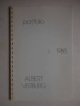 Verburg, Albert. - Portfolio 1985. Albert Verburg.