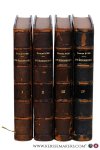 Byse, Charles / Swedenborg. - Swédenborg [ 4 volumes ] Vol. 1. cours 1-2: Sa biographie. Le savant. Le philosophe. Le révélateur. La Ciel tel qu'il l'a vu. Vol. 2. cours 3-6: Le Monde des Esprits. L'Enfer. L'Art de vivre. La Divine Triade ou le Monothéisme de Jésus-Christ...