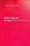 Mensema, A.J. - Inventaris. Ridderschap van Overijssel 1814-1955 (1961)