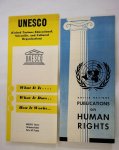 Organisation des Nations unies pour L'Education - UNESCO PUBLICATIONS Catalogue 1950