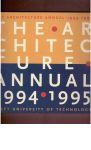  - The architecture annual 1994-1995 / Delft University of Technology