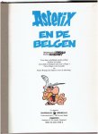 uderzo, tekeningen / tekst goscinny - asterix en de belgen in luxe gebonden band in donker rood kunstleer met goudopdruk