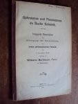 Barthauer, Wilhelm - Optimismus und Pessimismus im Buche Koheleth. Inaugural-Dissertation