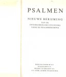 Kunst Dr.P.G. Voorzitter en Ds.F.H. Landsman Secretaris - Psalmen Nieuwe berijming van de Interkerkelijke Stichting voor de Psalmberijming  Harp op Voorplaat