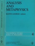 Lehrer, Keith. - Analysis and Metaphysics: Essays in honor of R.M. Chisholm.