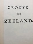 Smallegange, Mattheus - NIEUWE CRONYK VAN ZEELAND. Eerste deel