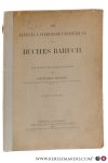 Hoberg, Gottfried. - Die Älteste Lateinische Übersetzung des Buches Baruch. Zum Ersten Male Herausgegeben. Zweite Ausgabe.