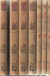 Wouters, D. - Liederen uit de oude doos. (7 delen) Het blakend minnevier; Van avontuur en minne; Er is een moord gbeurd; Hofken van geestelijke liederen; De vroolijke lachduif; Van water en wind; Bittere pillen