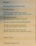 CLAUS, Hugo - Claus - Hecate 1 Poëzieposter / Rijmprent