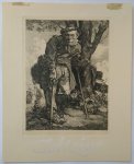 AARTS, JOHANNES JOSEPHUS, - Blind beggar on crutches