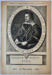 Braakensiek, Johan (1858-1940) - [Original lithograph/lithografie by Johan Braakensiek] Joost van den Vondel, 13 November 1887, 1 pp.