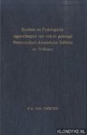 Zwieten, Pieter Adriaan van - Synthese en fysiologische eigenschappen van enkele gemengd heterocyclisch-aromatische sulfiden en sulfonen (Academisch Proefschrift)