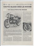  - Moto Guzzi 850 Le Mans - rijdersrapport