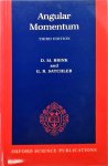D. M. Brink - Angular Momentum