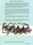 Fjeldsa, Jon & Niels Krabbe (ds1226) - Birds of the High Andes