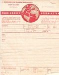 Nederlandsche Telegraaf Maatschappij - Radiobrief ss Stuyvesant, Radio-Holland