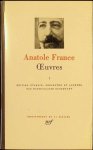 Marie-Claire Bancquart - Anatole France  Oeuvres I