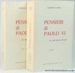 Gamba, Ulderico. - Pensieri di Paolo VI per ogni giorno dell'anno. Vol. I (da dicembre a maggio) Vol. II. (sa giugno a novembre) [ 2 volumes ].