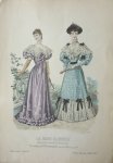 - La mode illustrée Originele litho Toilettes de Mme Gradoz